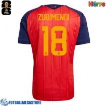 Fotballdrakt Herre Spania Martin Zubimendi #18 Hjemmedrakt VM 2026 Kortermet